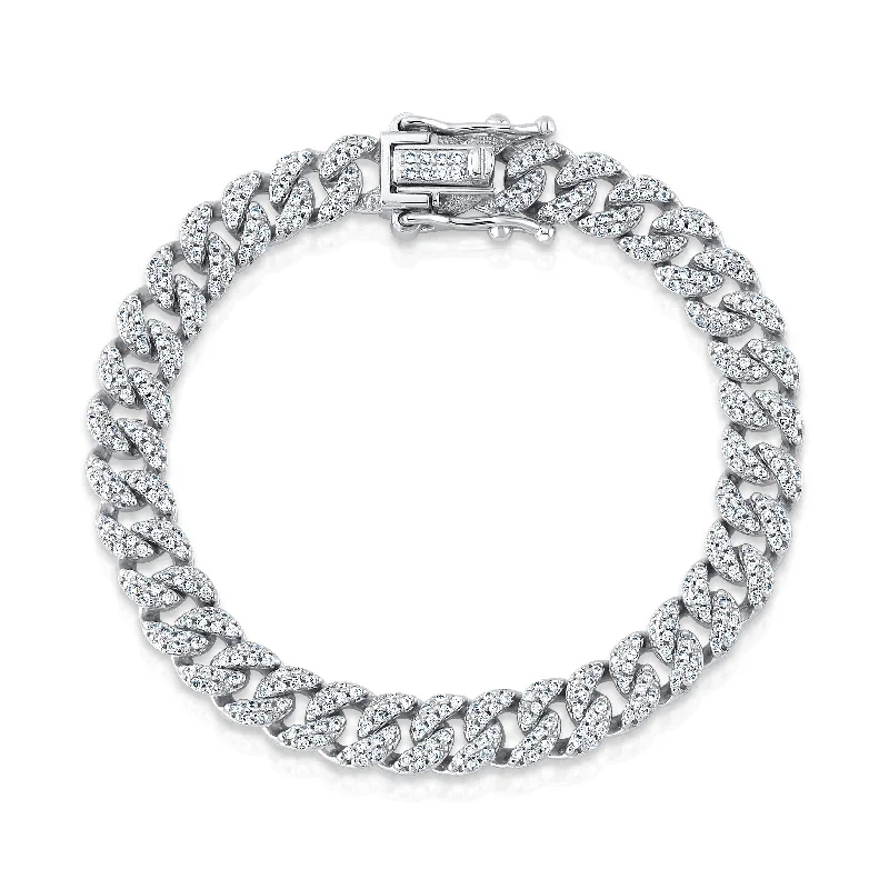 ladies-luxury-silver-bracelets-THIN VIBRATION BRACELET, SILVER