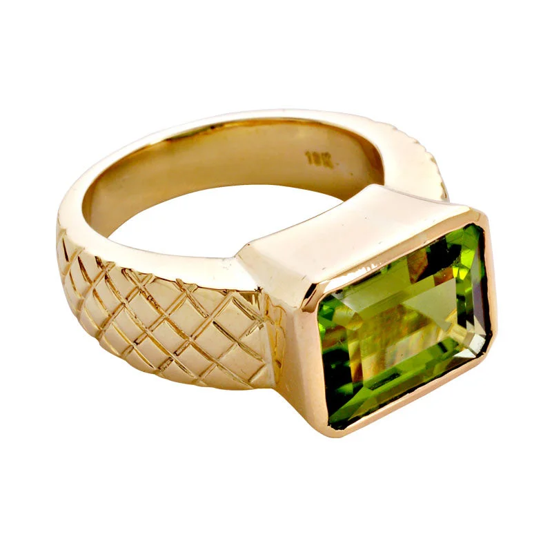 Ladies rings for honor vibes -Ring- Peridot (1130Q)