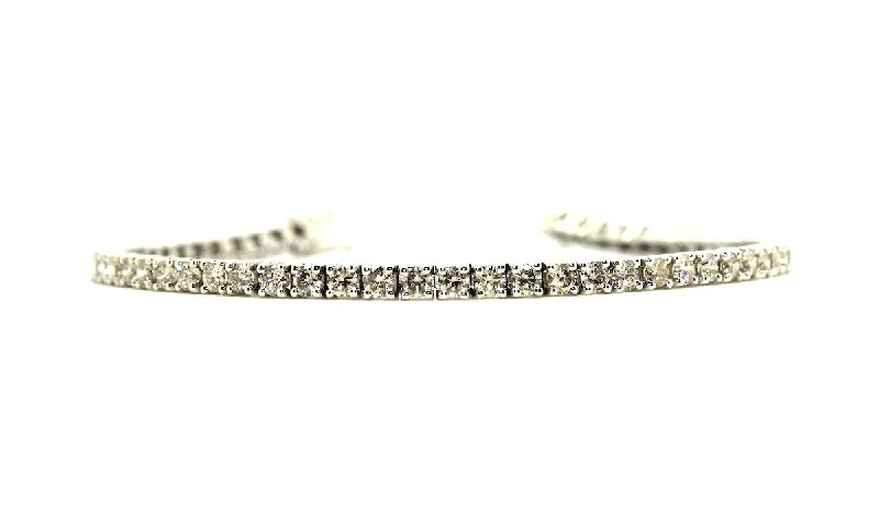 ladies-moon-pearl-bracelets-Diamond Tennis Bracelet/ Item Code: BR 9