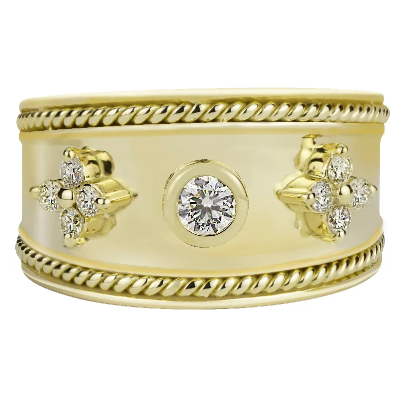 Ladies rings with glow designs -Ring - Diamond