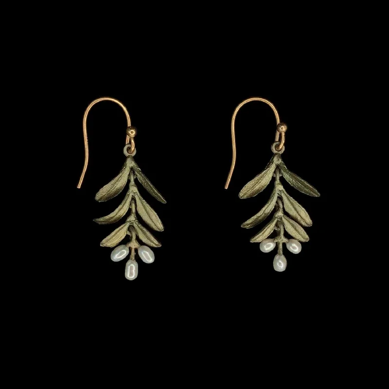 Ladies earrings for lazy vibes -Jasmine Vine Earrings - Wire