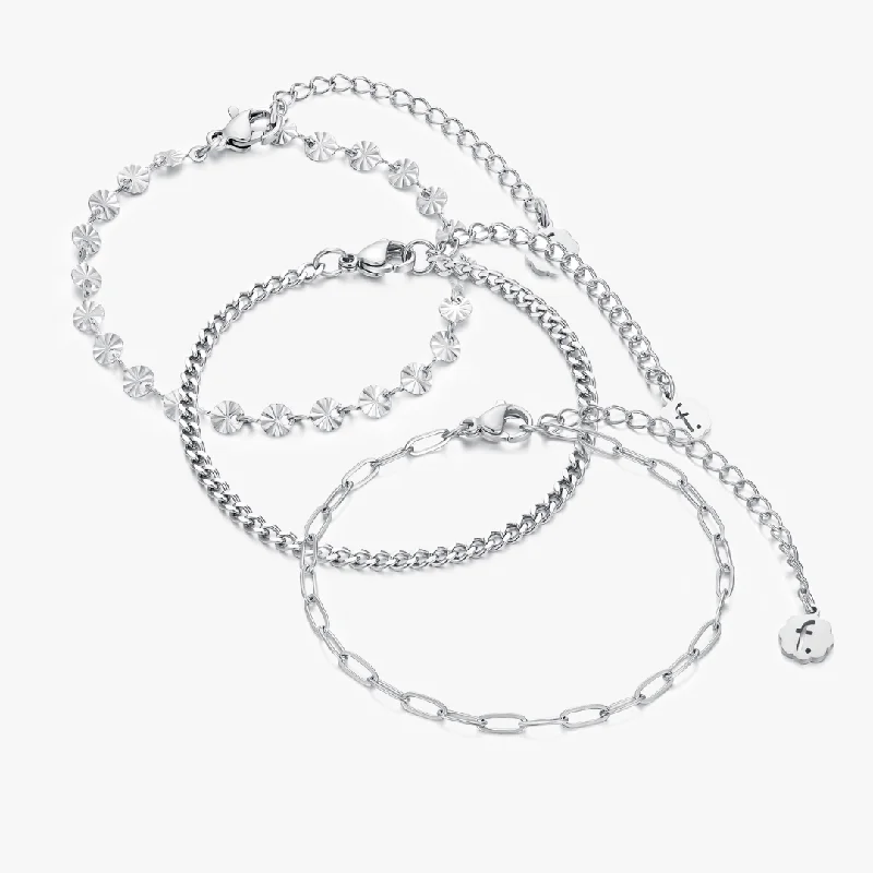 ladies-crystal-wrap-bracelets-The Catherine Silver Bracelet Bundle