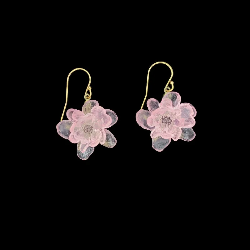 Ladies earrings roamer’s flair -Blushing Rose Earrings - Wire