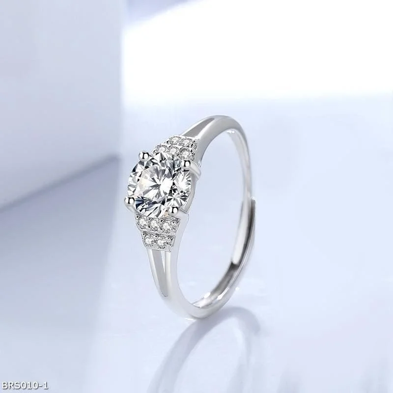 Ladies rings enduring charm -0.5ct  zerconia ring