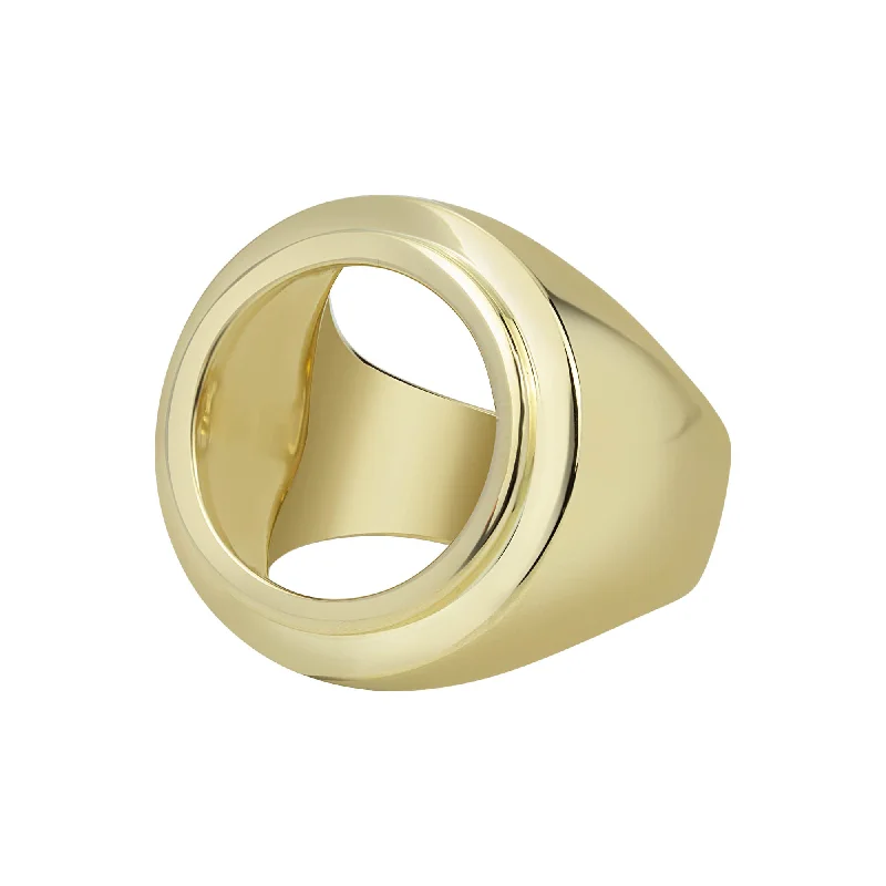 Ladies rings for twirlers -Ring - Gold