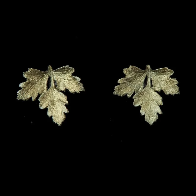 Ladies earrings for red-carpet vibes -Petite Herb - Parsley Post Earring