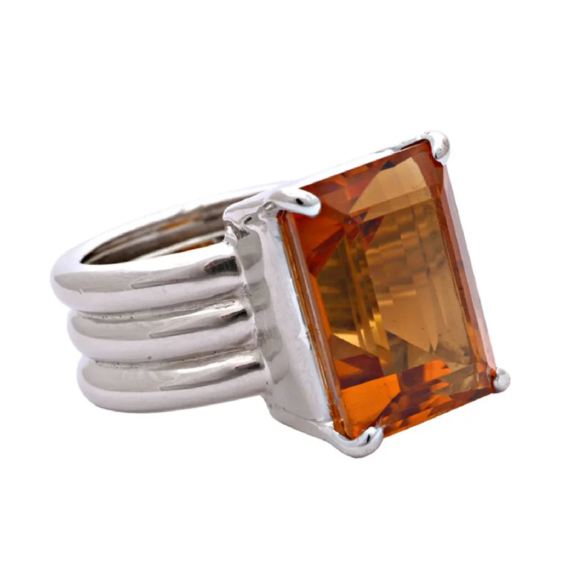 Ladies rings with den designs -Ring- Citrine (124PS)