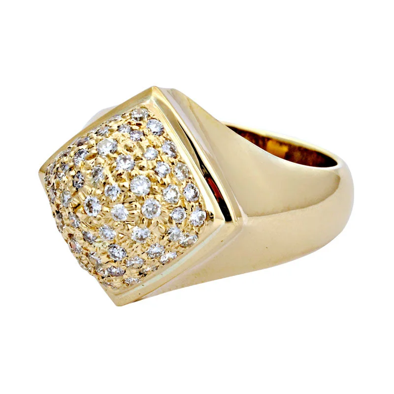 Ladies rings with reef designs -Ring- Diamond (2074C)