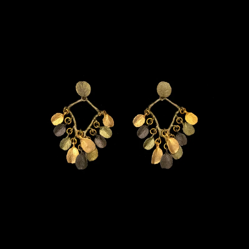 Ladies earrings engraved elegance -Summer's End Earrings - Post