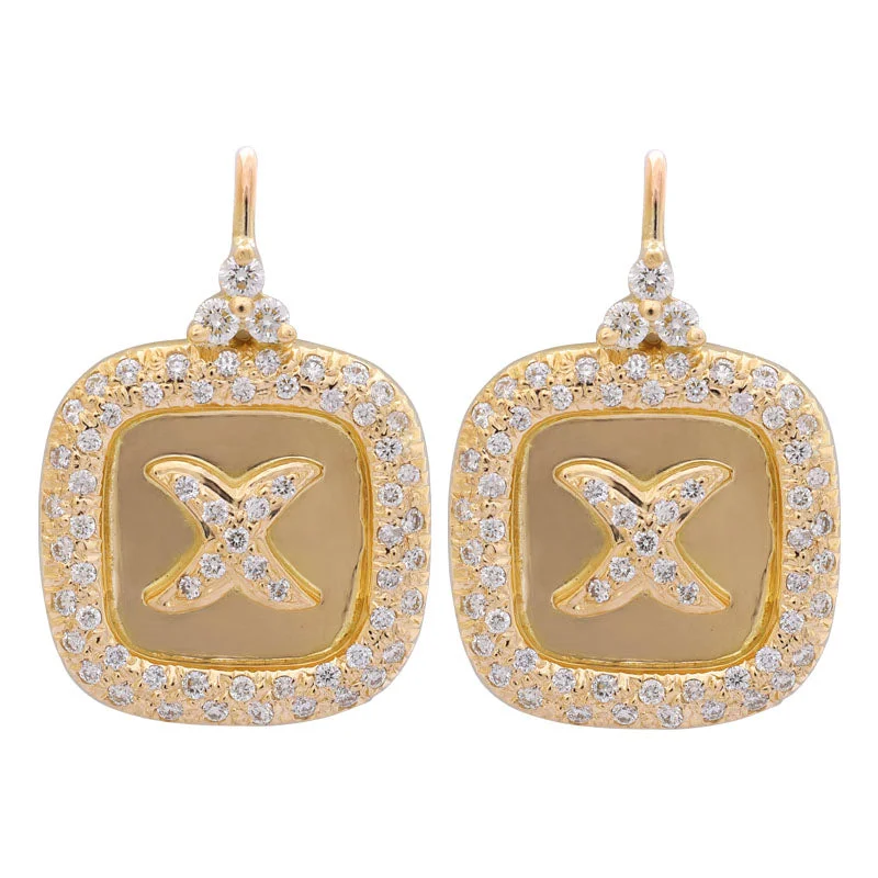 Ladies earrings classic shine -Earrings- Diamond