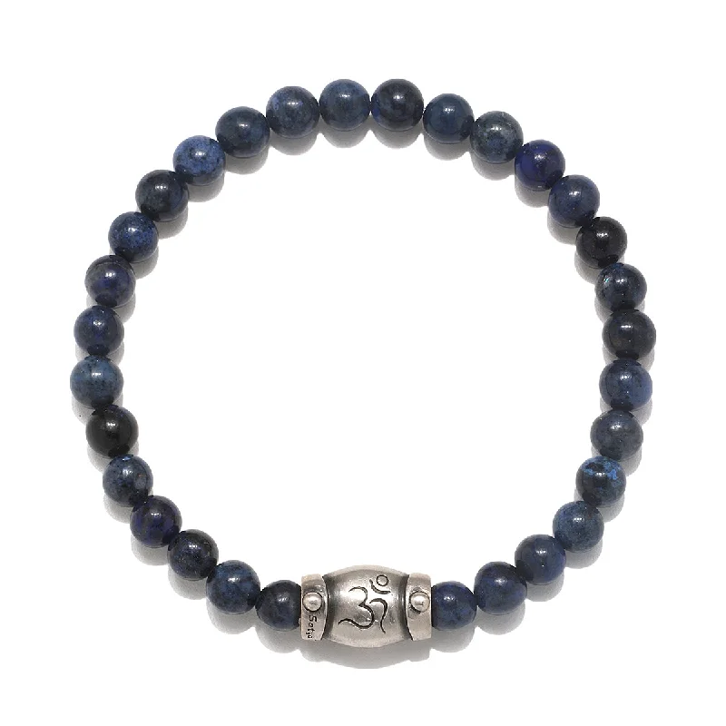 ladies-cross-pearl-bracelets-Self Knowledge Men's Dumortierite Bracelet