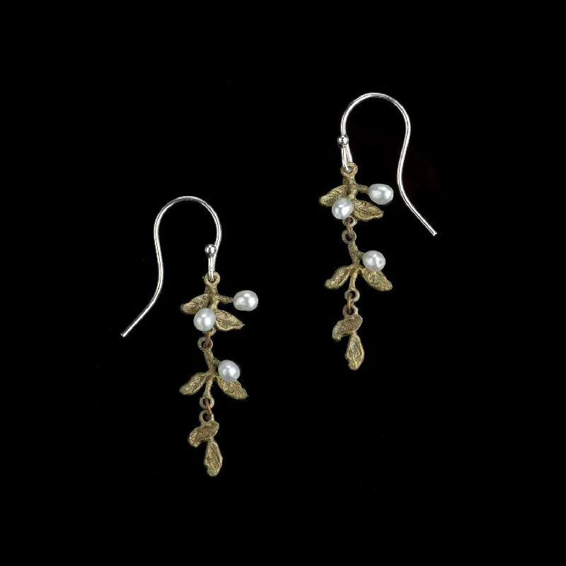 Ladies earrings with antler drops -Carolina Earrings - Wire Drop