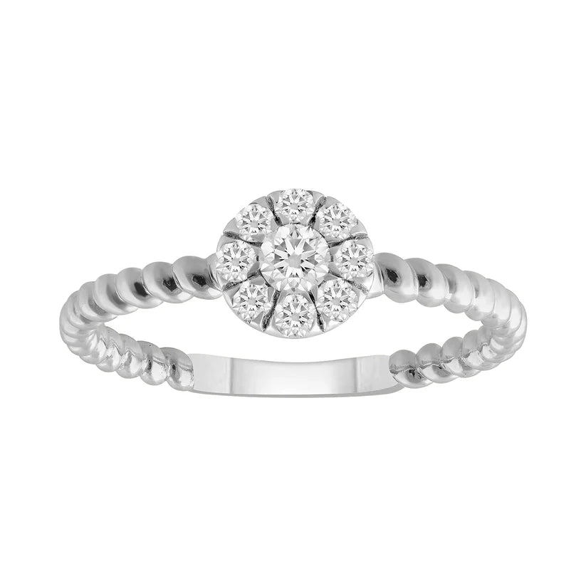 Ladies engagement rings unique brilliance -Diamond Engagement Ring (14K)