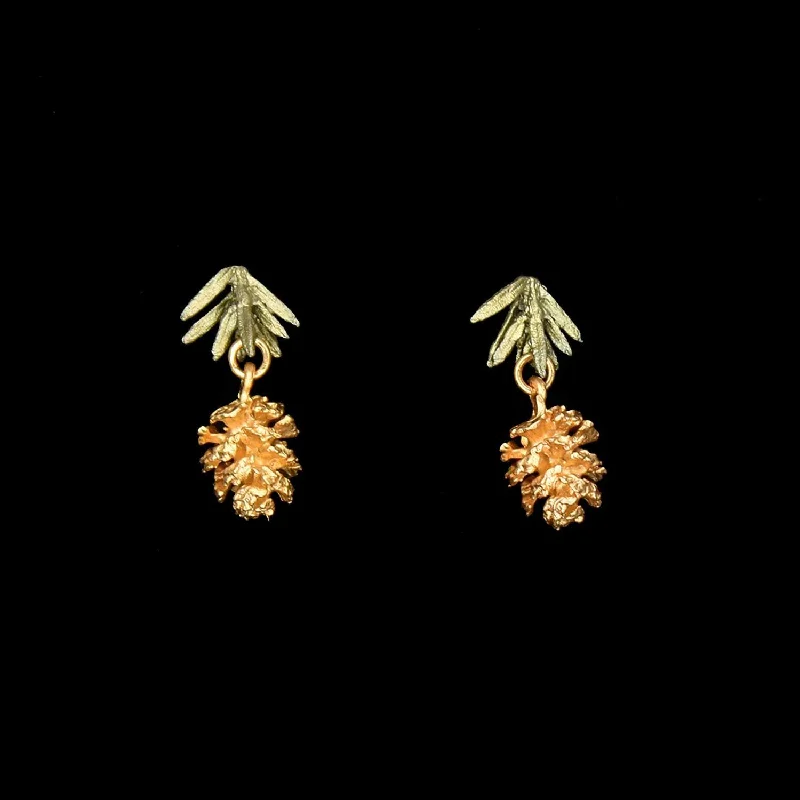 Ladies earrings for online vibes -Pine Needle Earrings - Post