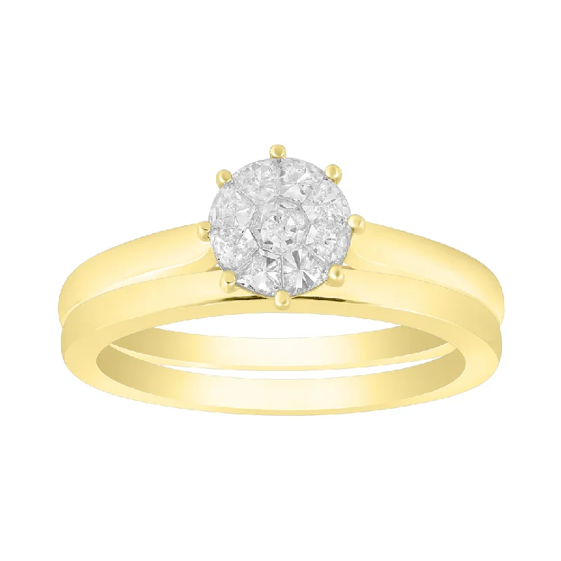 Ladies engagement rings muted romance -Diamond Engagement (14K)