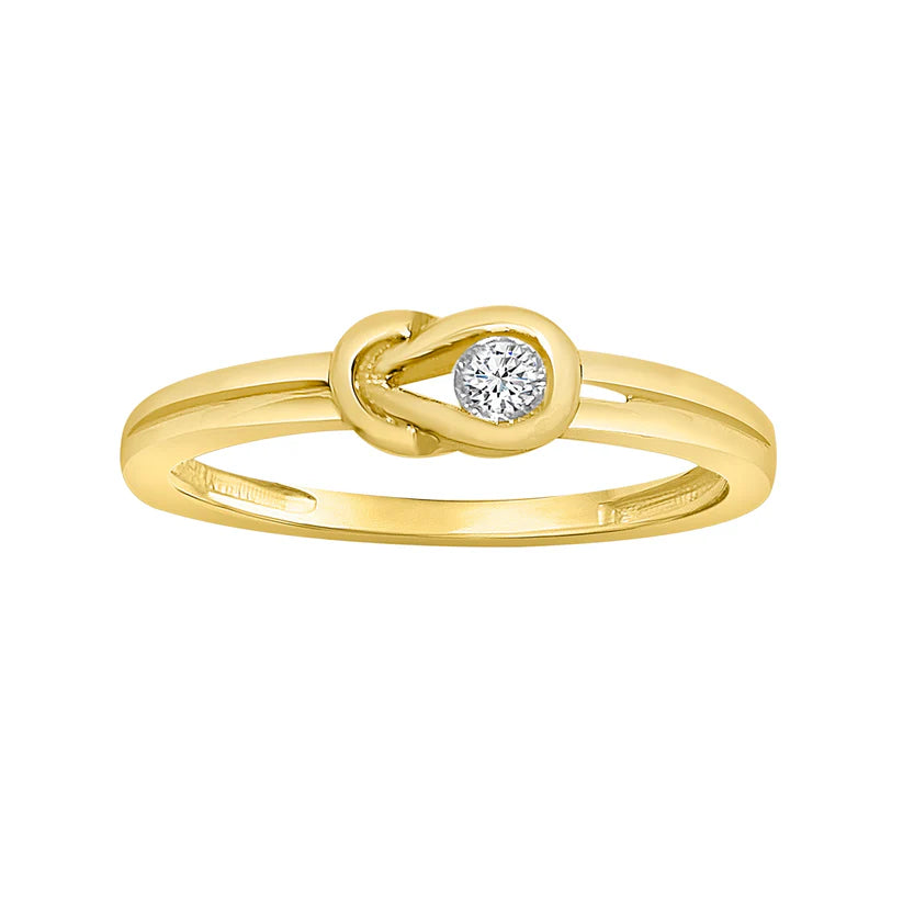 Ladies engagement rings for boho unions -Diamond Engagement Ring (14K)