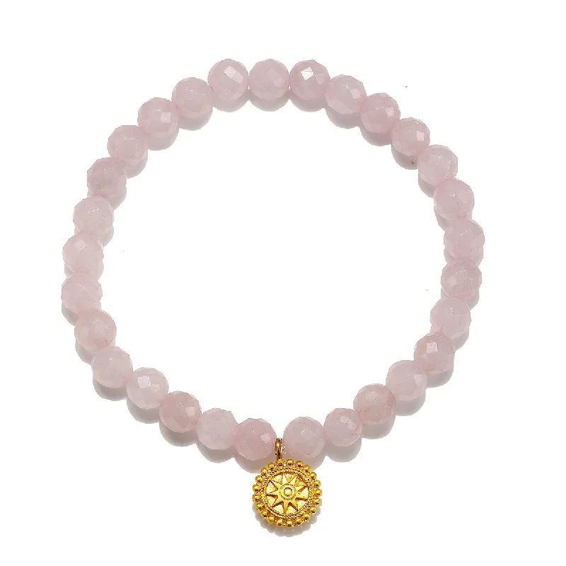 ladies-crystal-braided-bracelets-Awaken Love Mandala Rose Quartz Gemstone Bracelet