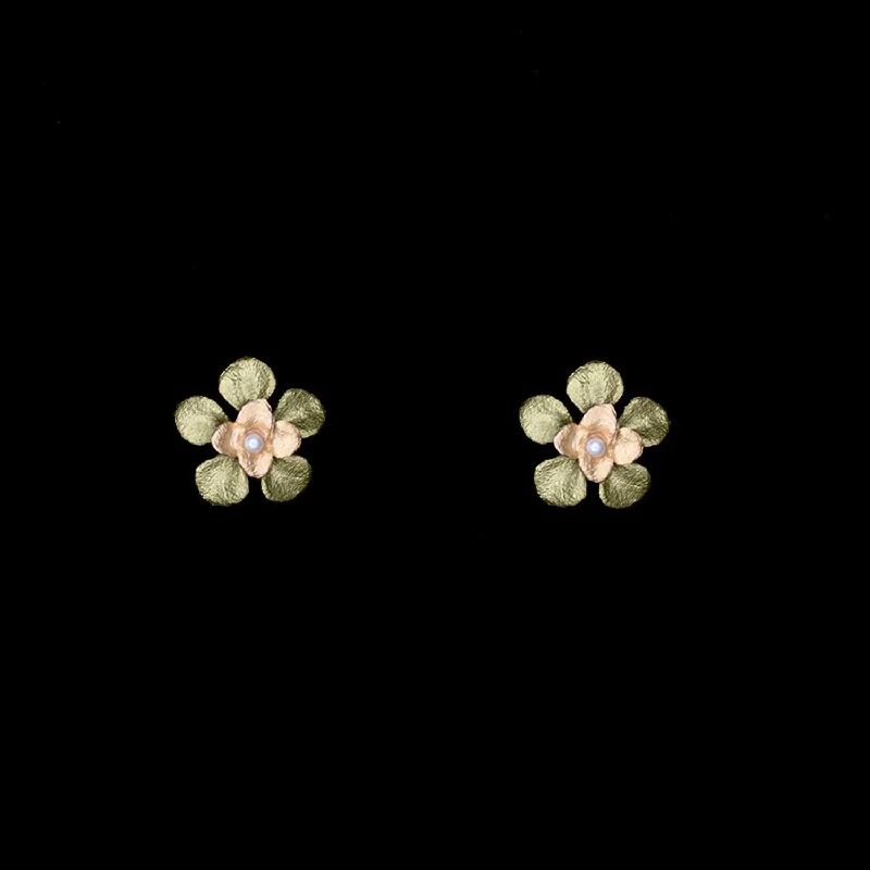 Ladies earrings glowing elegance -Desert Flower Earrings - Stud