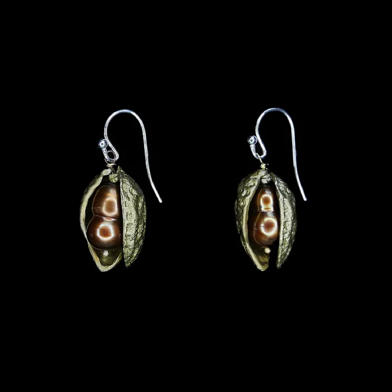 Ladies earrings for seeker vibes -Peanut Earrings