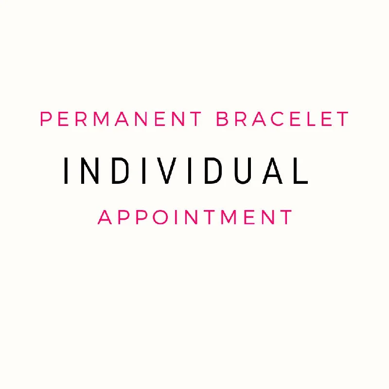 ladies-bridal-braided-bracelets-Perpetual Bracelets - Permanent Bracelets - Individual Appointments (DEPOSIT ONLY)