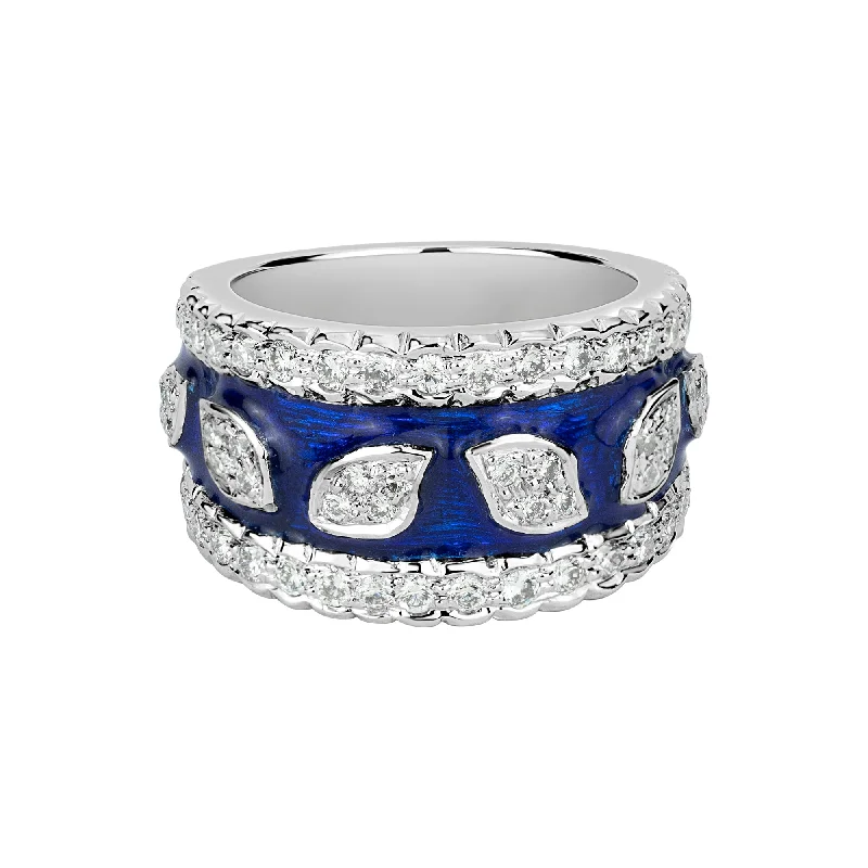 Ladies rings timeless brilliance -Ring Diamond (enamel)