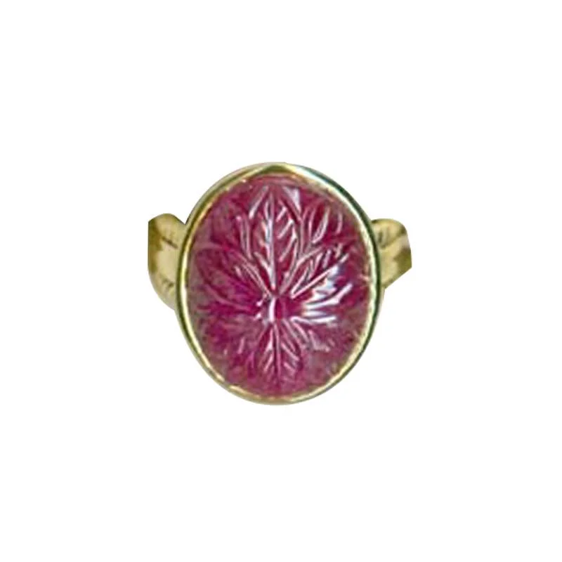 Ladies rings multi-ring beauty -Ring- Rubellite  (1860H)