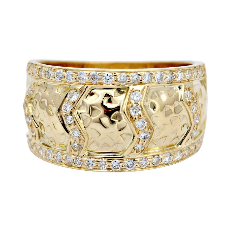 Ladies rings fancy charm -Ring-Diamond