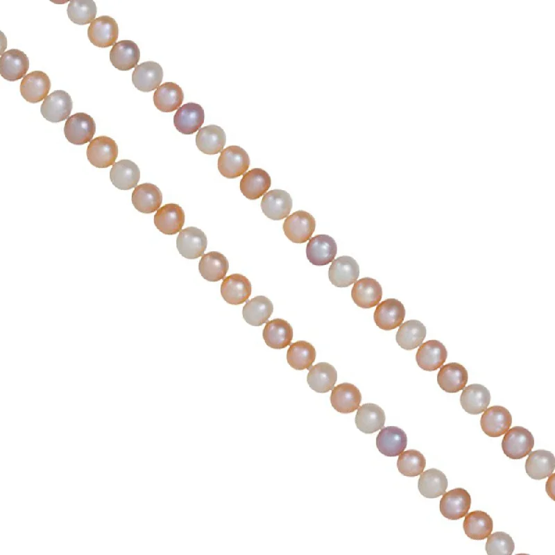 ladies-pearl-link-necklaces-8-9mm, Multi Colored FW Cultured Pearl Rope Strand Necklace, 72 Inch