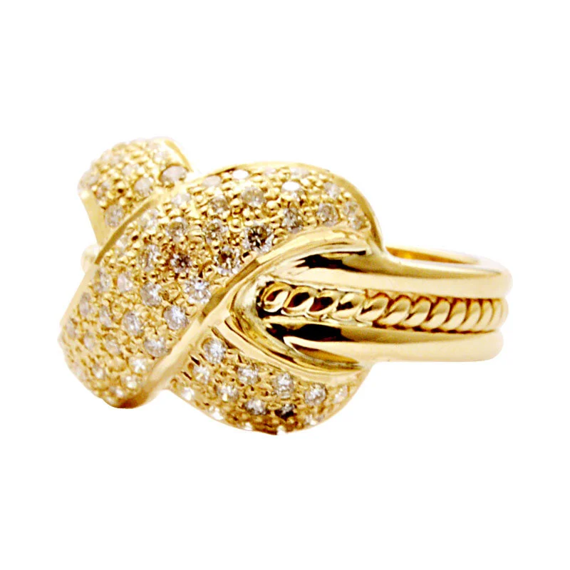 Ladies rings offbeat elegance -Ring-Diamond