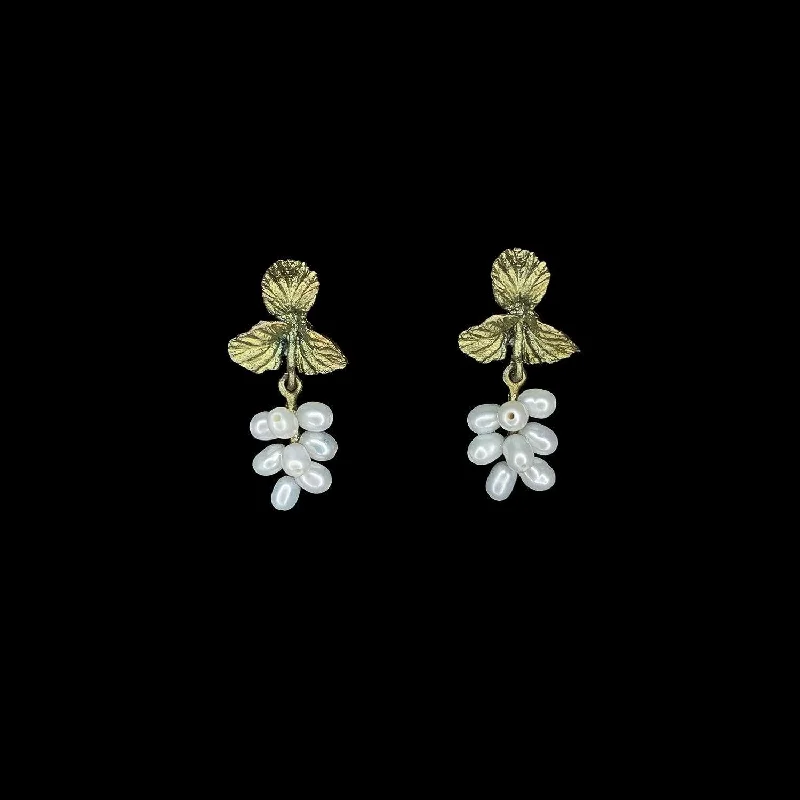 Ladies earrings fancy shine -Spring Birch Earrings - Dainty Post